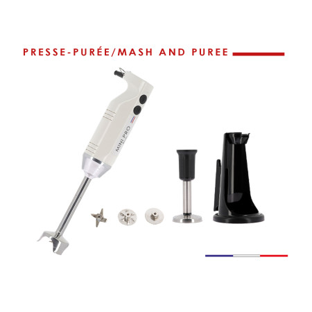 Mash and puree set MINIPRO white